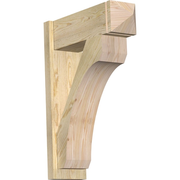 Ekena Millwork Legacy Arts & Crafts Rough Sawn Outlooker, Douglas Fir, 8"W x 24"D x 32"H OUT08X24X32LEC03RDF - main